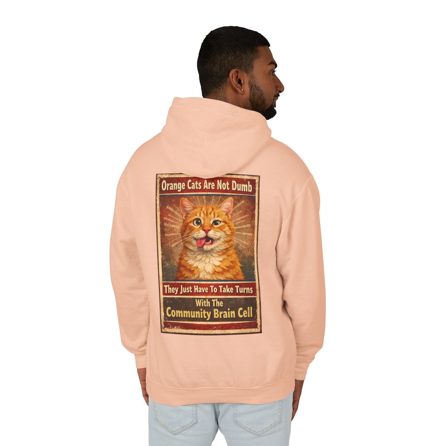 Community Brain Cell Unisex Lightweight Hoodie