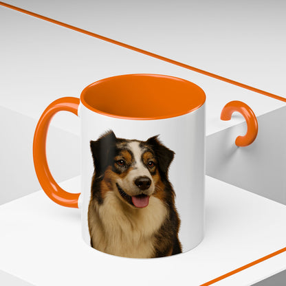 Aussie Head 2-Tone Coffee Mug