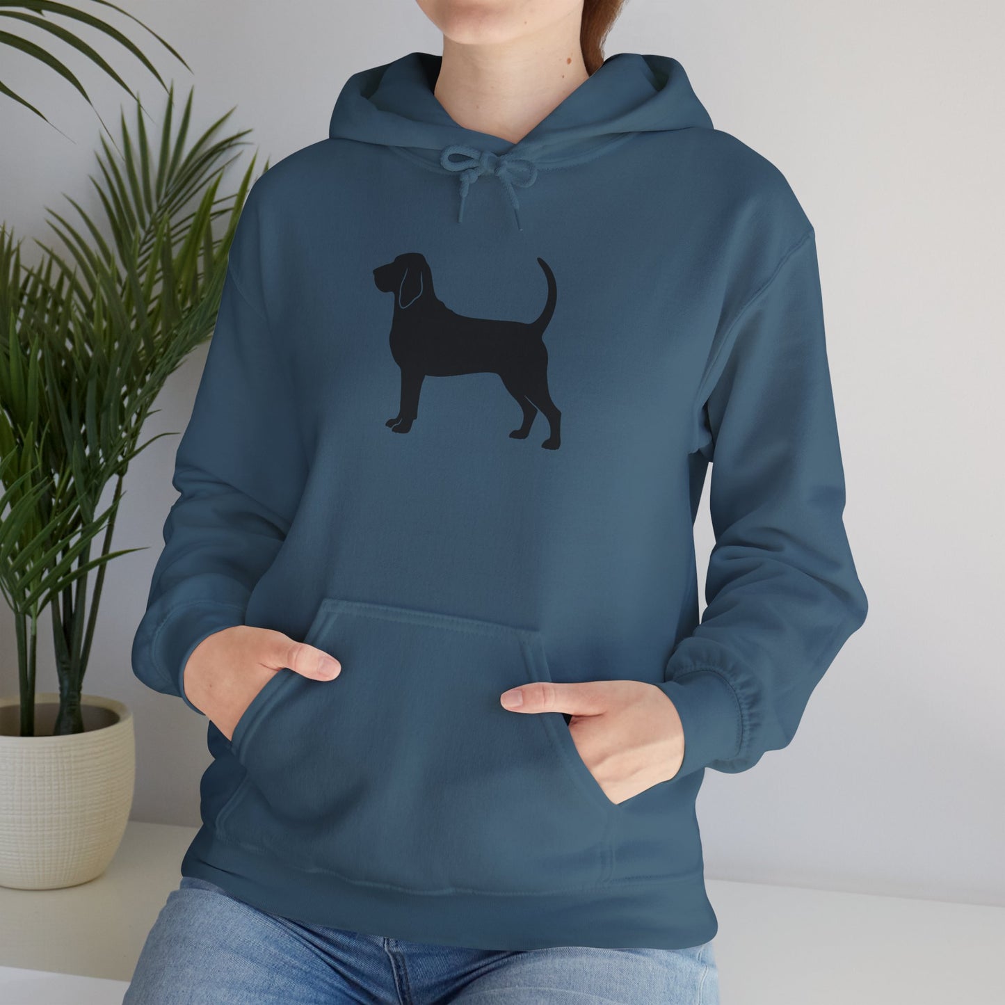 Bloodhound Silhouette Unisex Hoodie