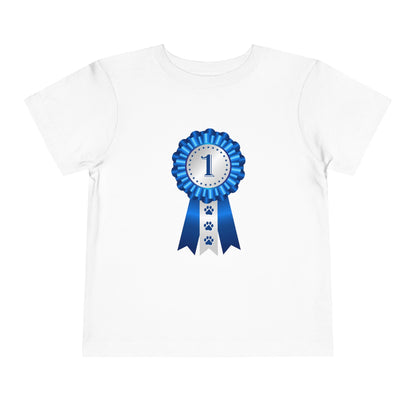 Show Ribbon Toddler Unisex Short Sleeve Crewneck Tee