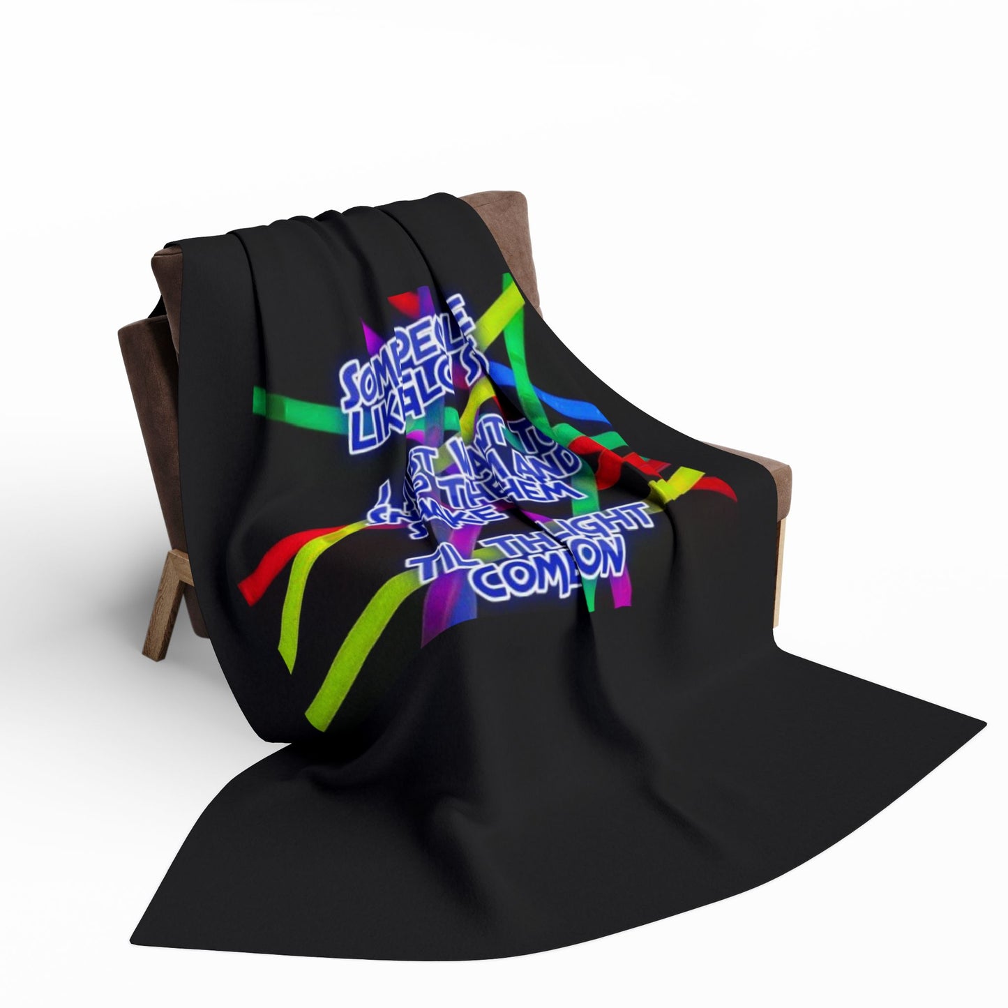Glow Sticks Arctic Fleece Blanket