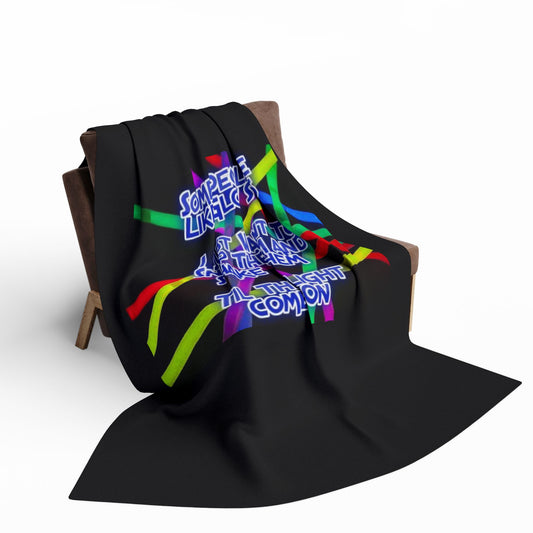 Glow Sticks Arctic Fleece Blanket