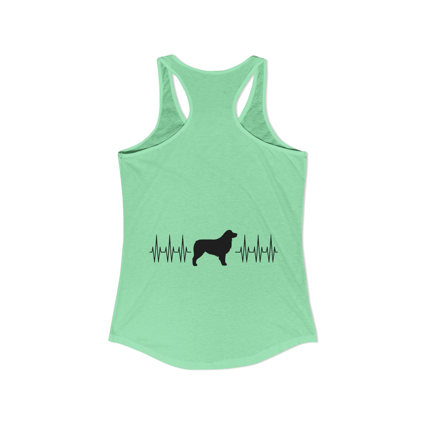 My Heart Beats For Aussies Women's Racerback Tank