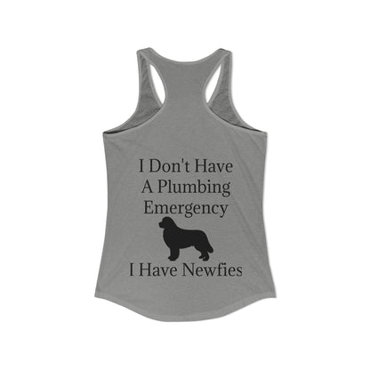 Plumbing Emergency Women's Racerback Tank