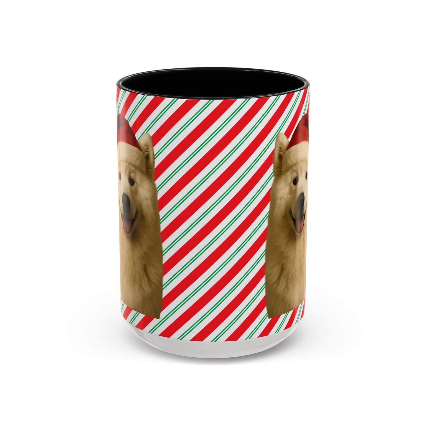 Santa Paws Samoyed 2-Tone Coffee Mug