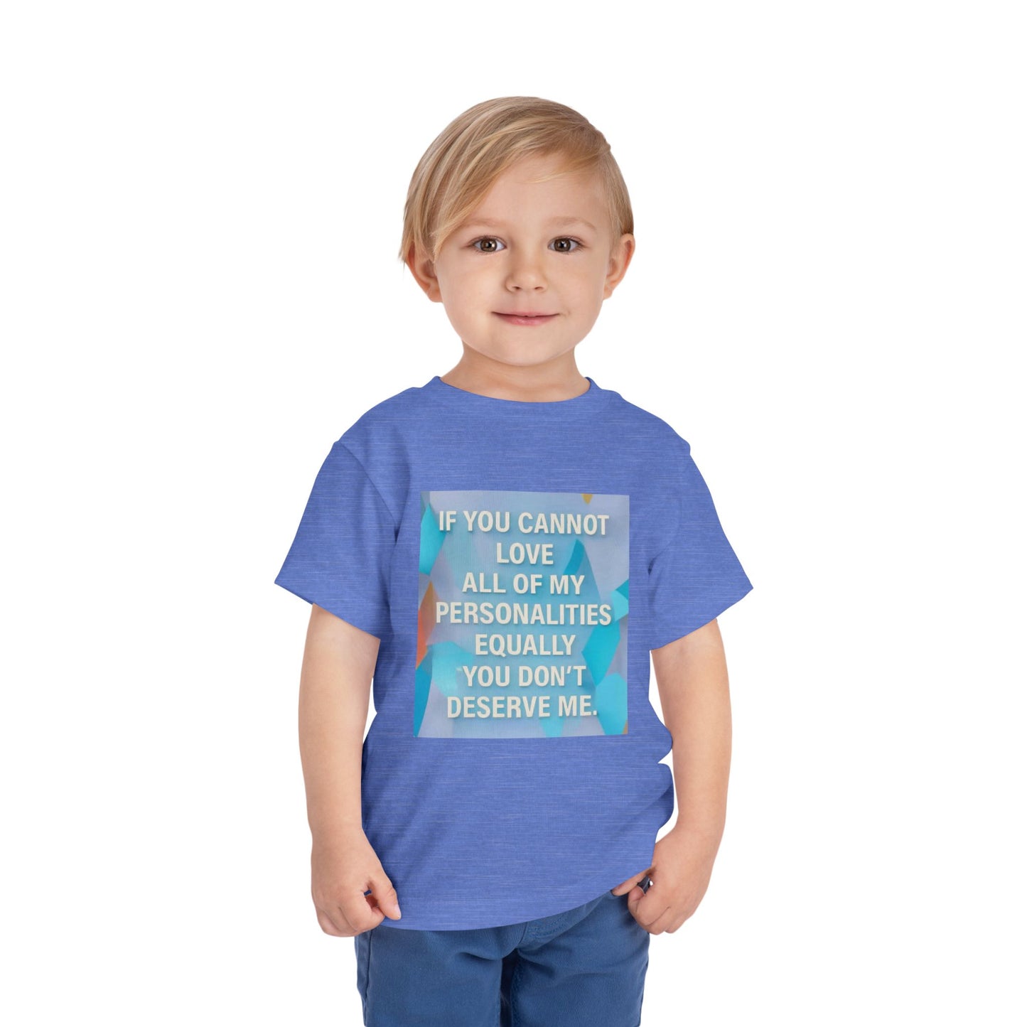 All Of My Personalities Toddler Unisex Short Sleeve Crewneck Tee