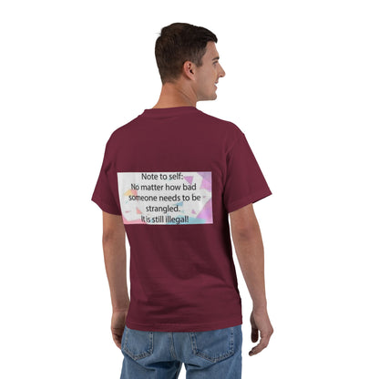 Note To Self Men's Short-Sleeve Crewneck Tee