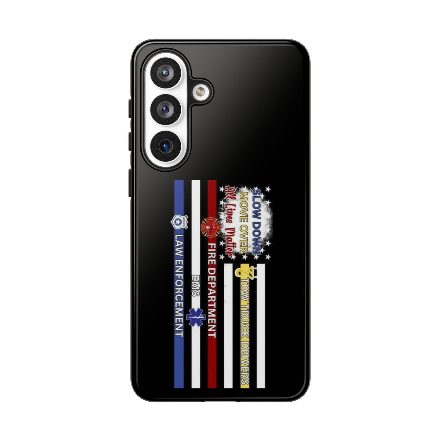 Slow Down Move Over Flag Samsung Case