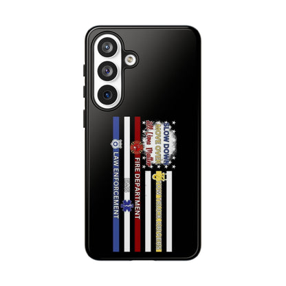 Slow Down Move Over Flag Samsung Case