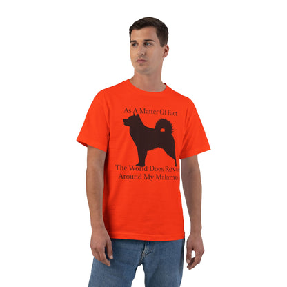 Matter Of Fact Malamute Men's Short-Sleeve Crewneck Tee