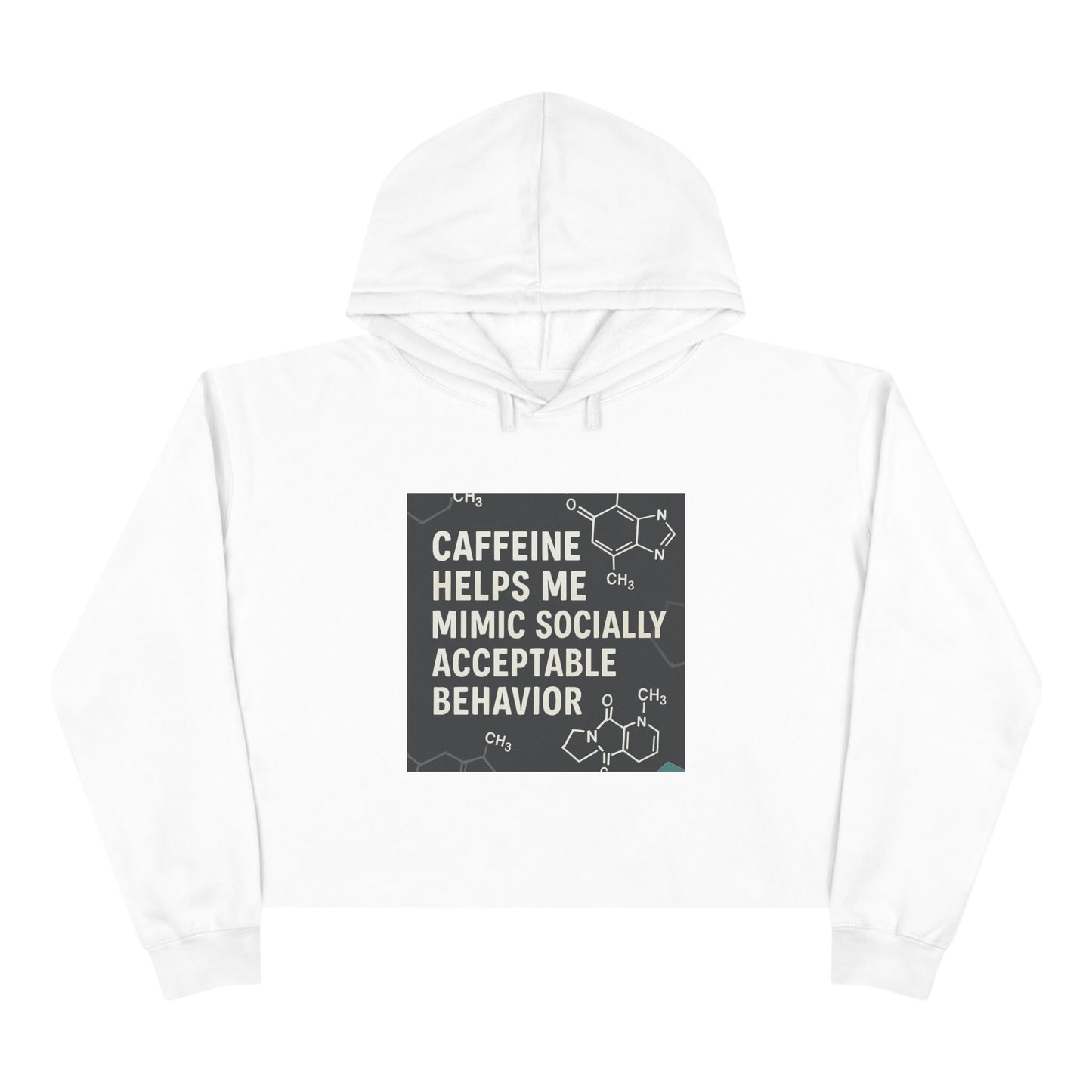 Socially Acceptable Women's Crop Hoodie