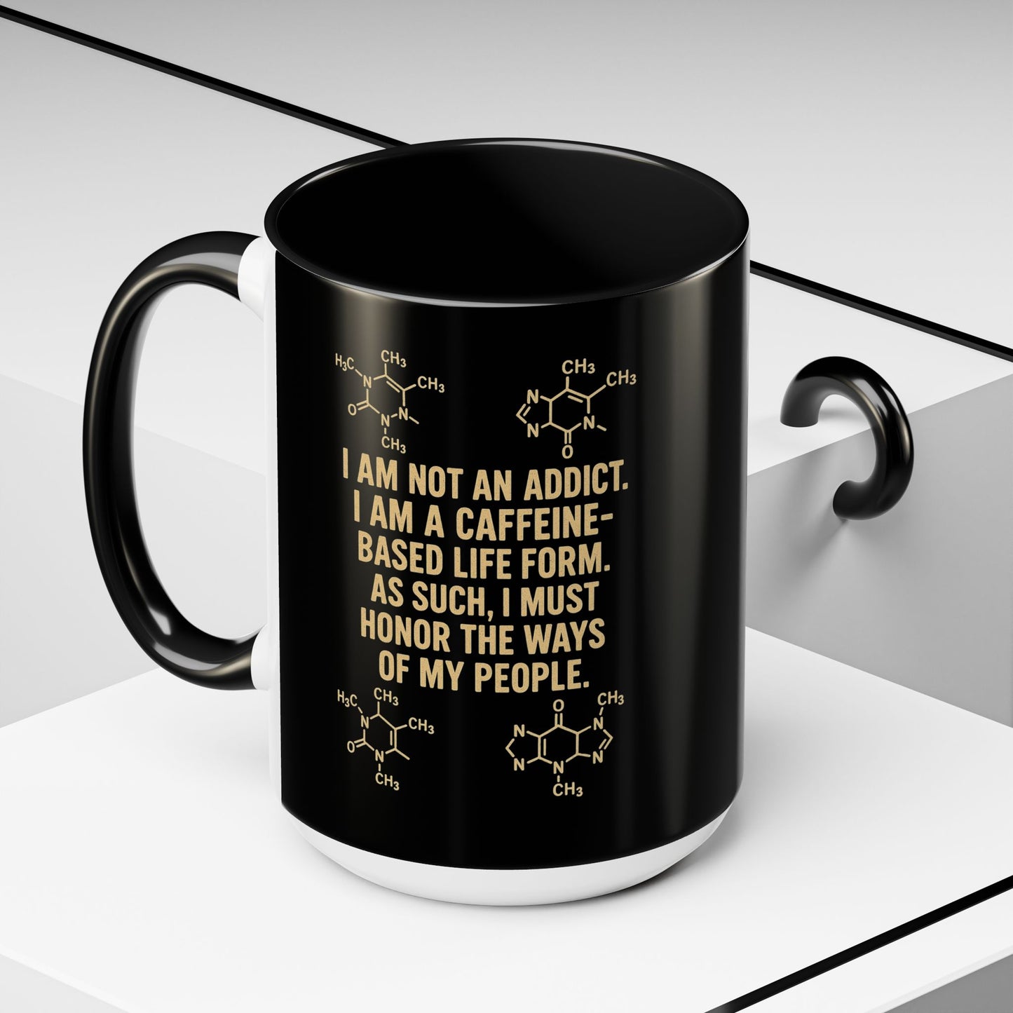 Not An Addict 2-Tone Coffee Mug
