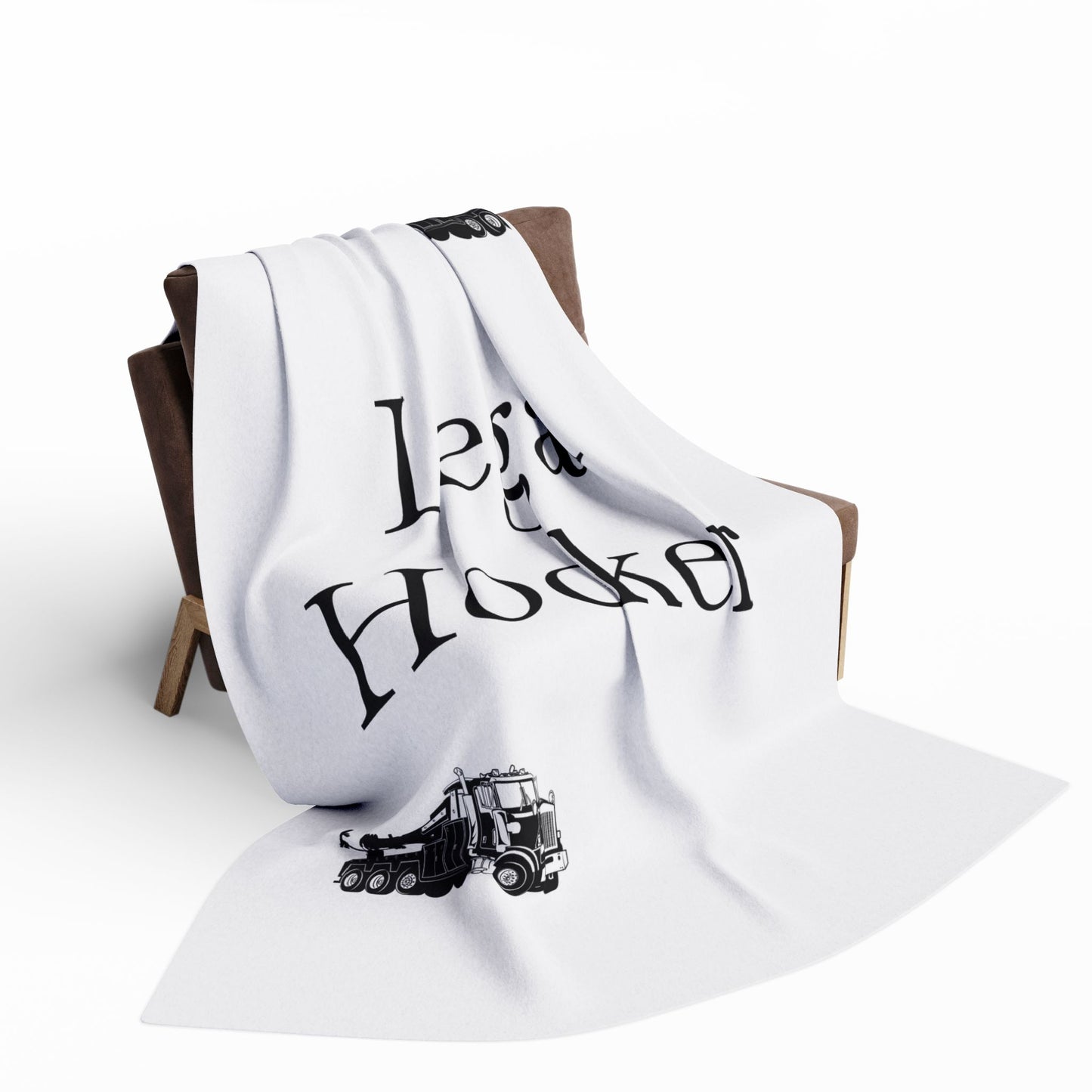 Legal H**ker Heavy Tow Truck Arctic Fleece Blanket
