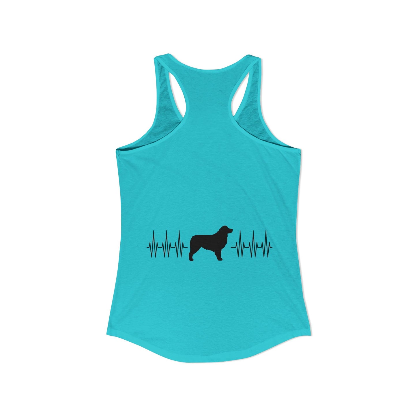 My Heart Beats For Aussies Women's Racerback Tank