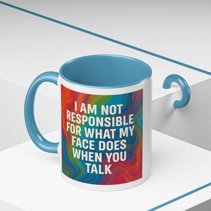 When You Talk 2-Tone Coffee Mug