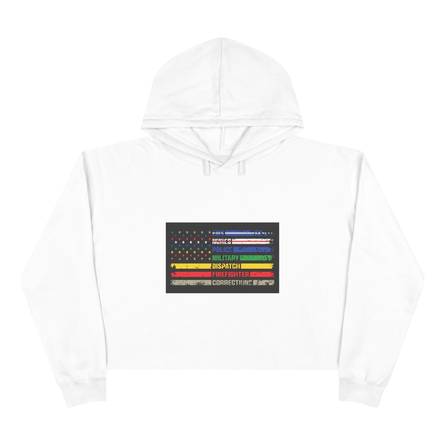 First Responder Women's Crop Hoodie