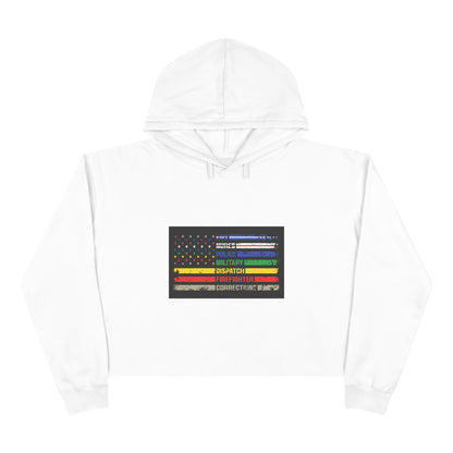 First Responder Women's Crop Hoodie