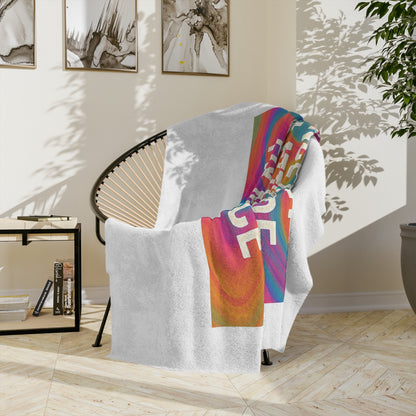 Fix My Face Velveteen Microfiber Blanket