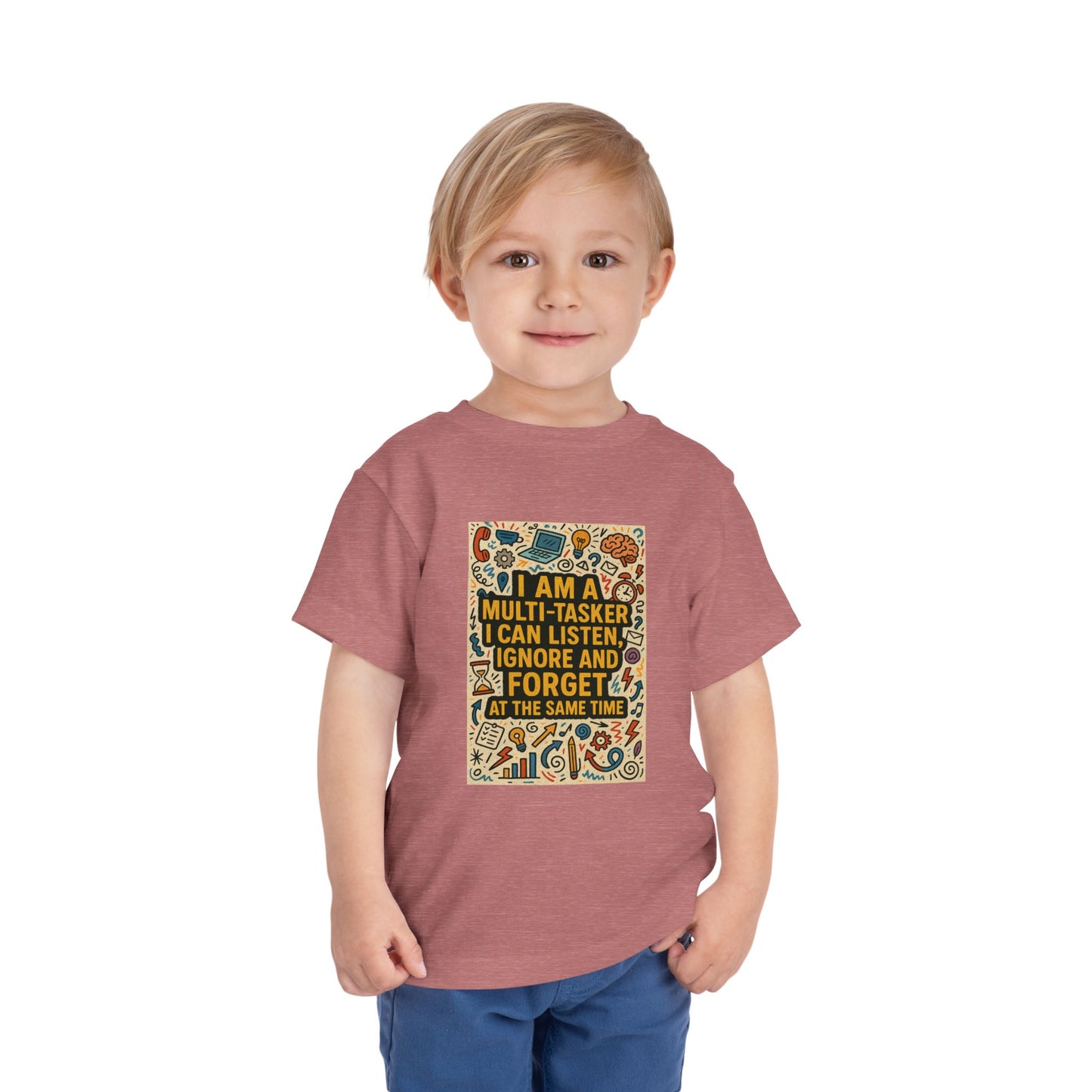 Multi-Tasker Toddler Unisex Short Sleeve Crewneck Tee