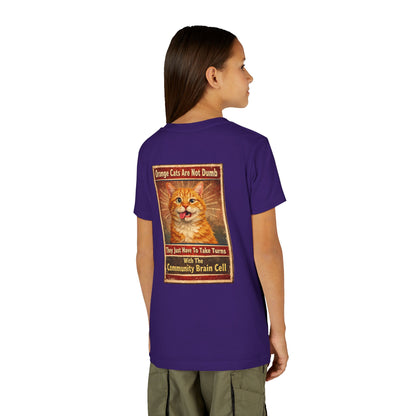 Community Brain Cell Youth Unisex Short Sleeve Crewneck Tee