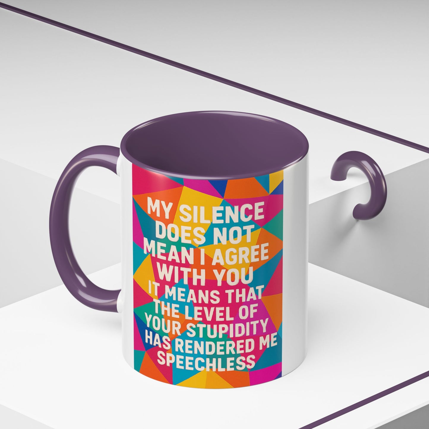 Speechless 2-Tone Coffee Mug