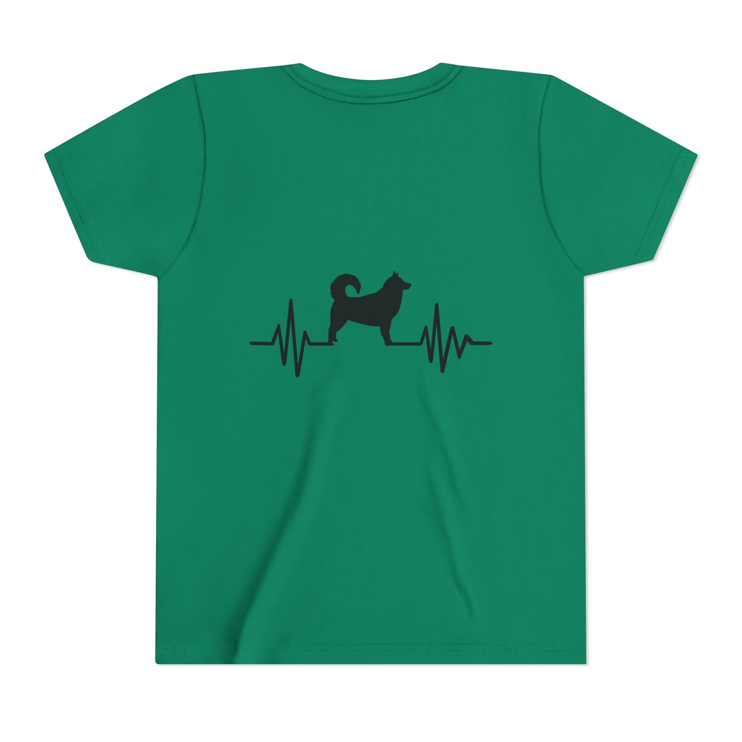 My Heart Beats For Malamutes Youth Unisex Short Sleeve Crewneck Tee