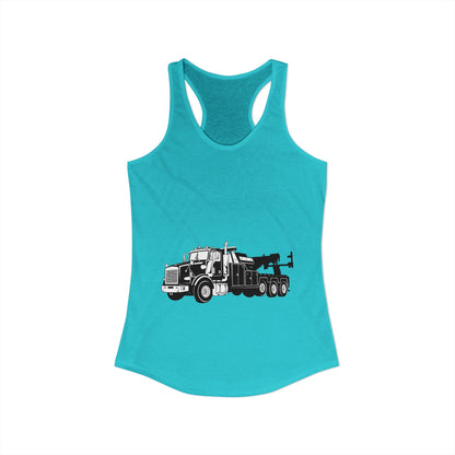 Heavy Tow Truck Women's Racerback Tank