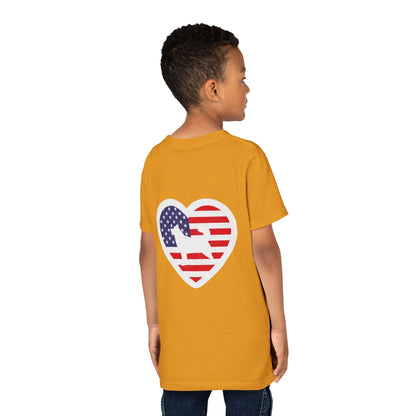 Malamute Flag Youth Unisex Short Sleeve Crewneck Tee