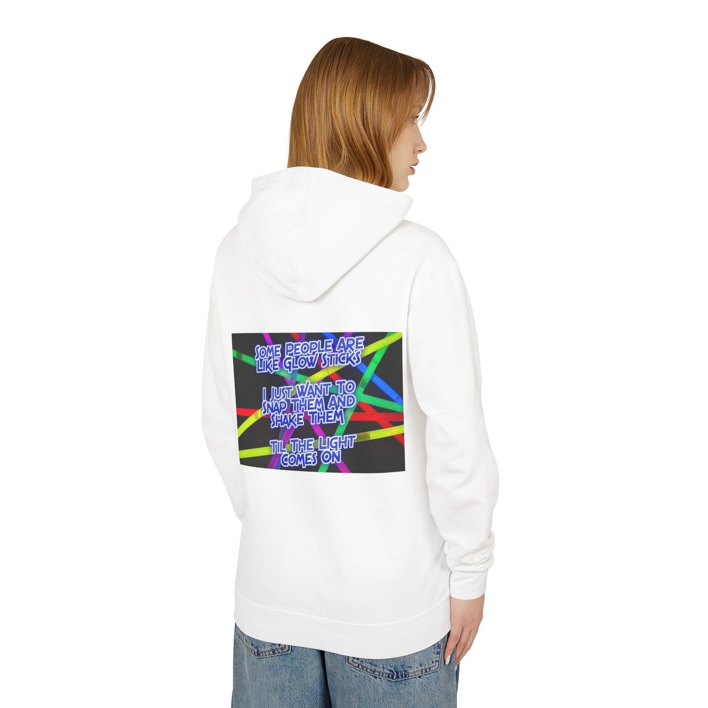 Glow Sticks Unisex Lightweight Hoodie