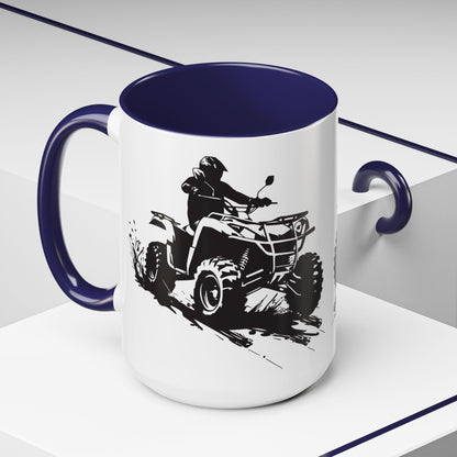Slingin' Mud Quad 2-Tone Coffee Mug