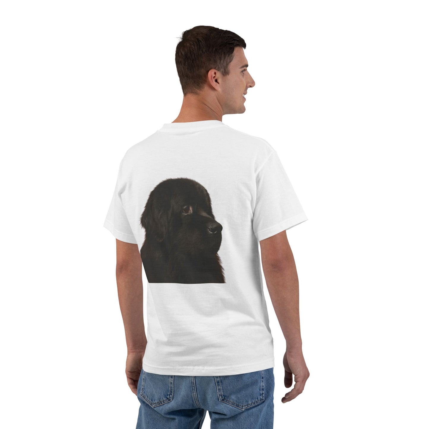 Newfie Head Men's Short-Sleeve Crewneck Tee
