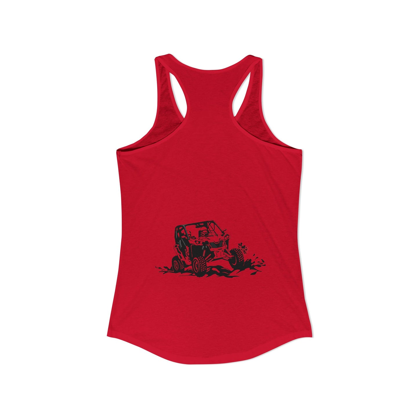 Slingin' Mud Side By Side Women's Racerback Tank