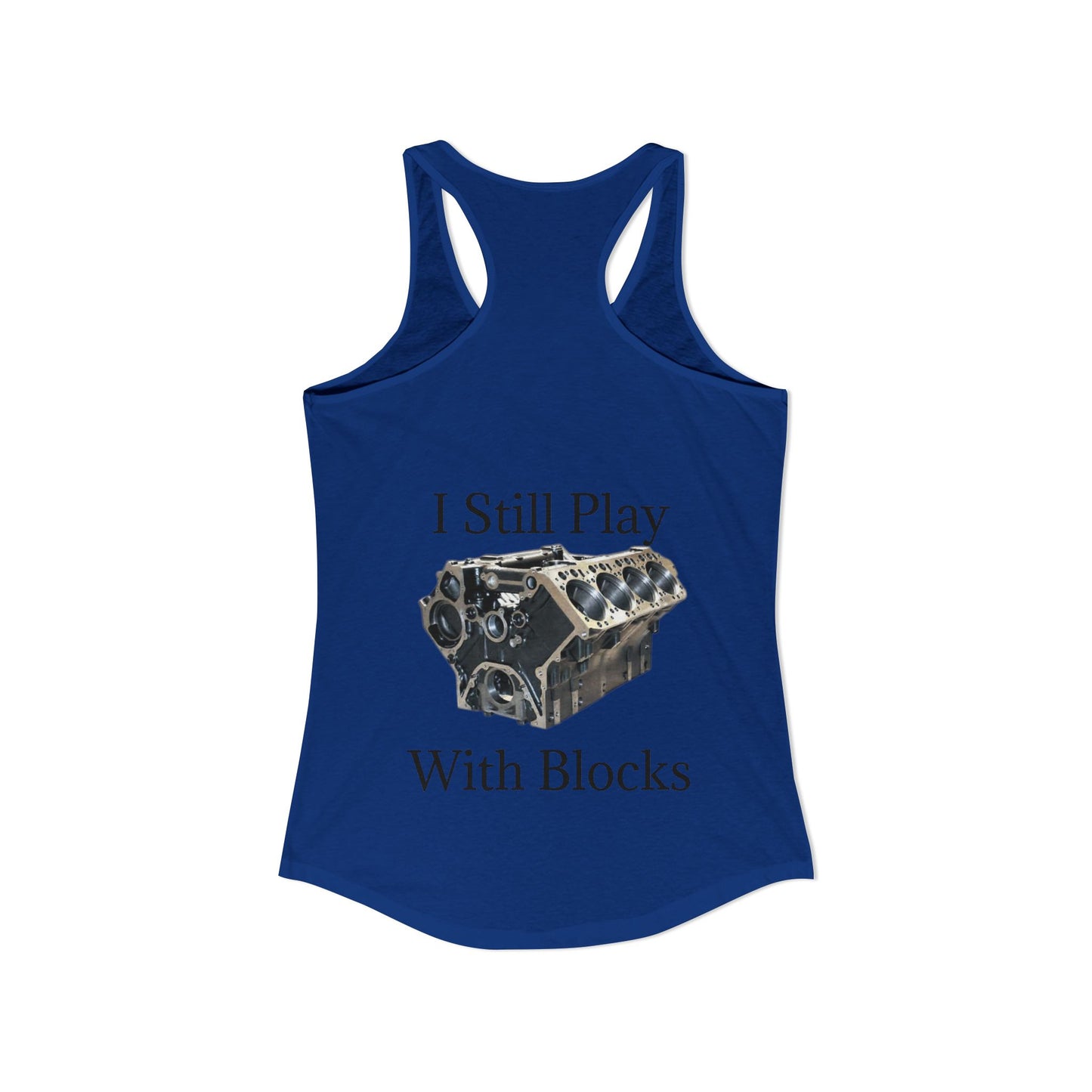 Play With Blocks Women's Racerback Tank