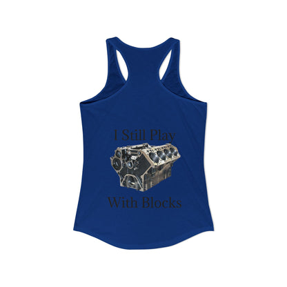 Play With Blocks Women's Racerback Tank