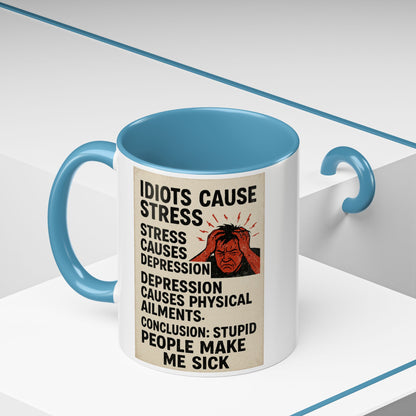 Stupid People 2-Tone Coffee Mug