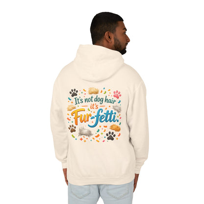 Fur-Fetti Dog Unisex Lightweight Hoodie