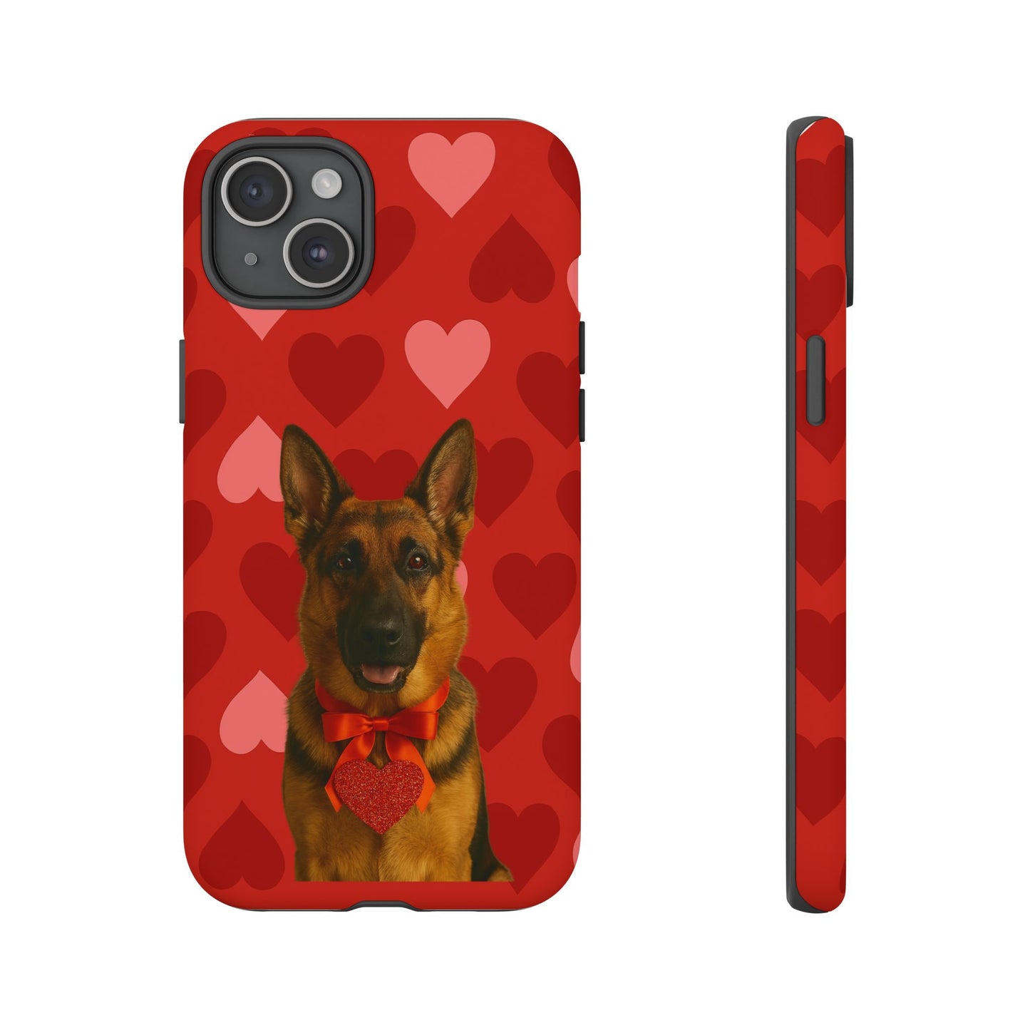 Cupid's Companion German Shepherd iPhone Case
