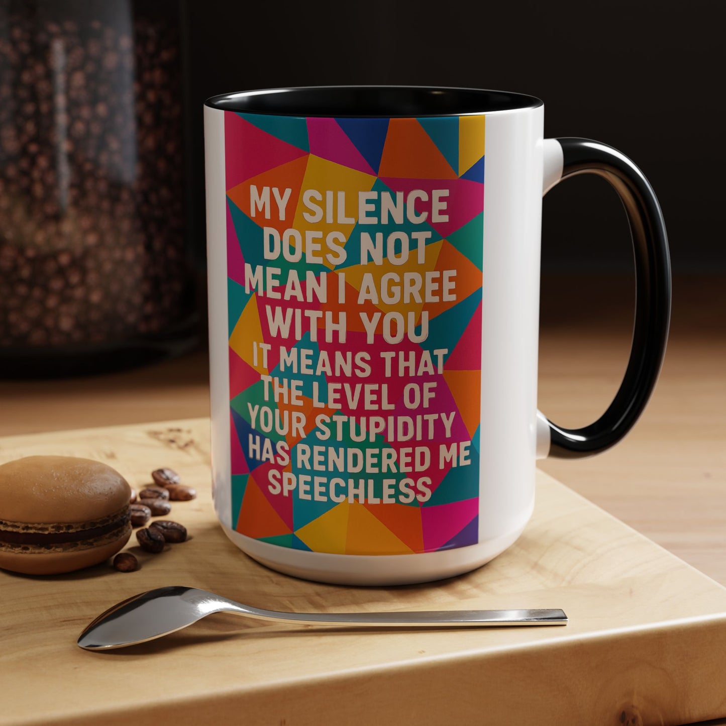 Speechless 2-Tone Coffee Mug