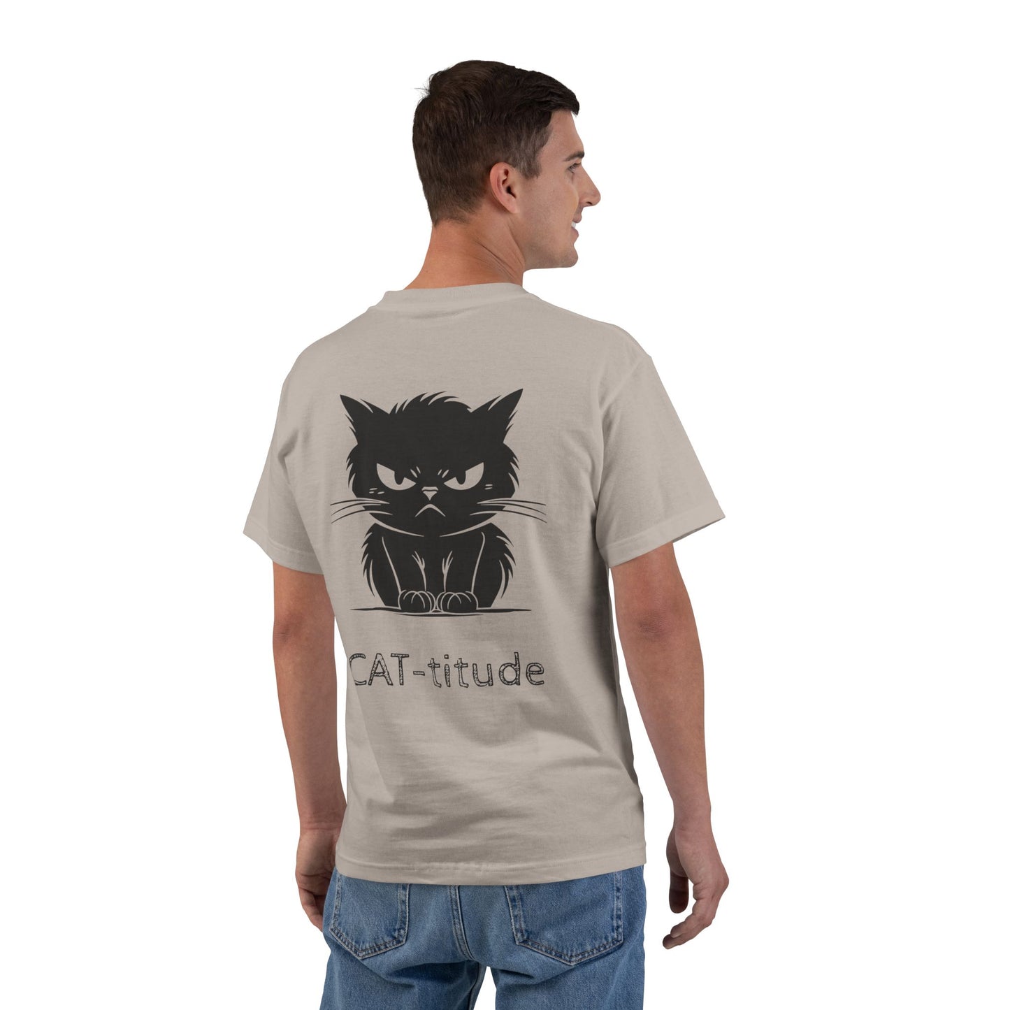 CAT-titude Men's Short-Sleeve Crewneck Tee