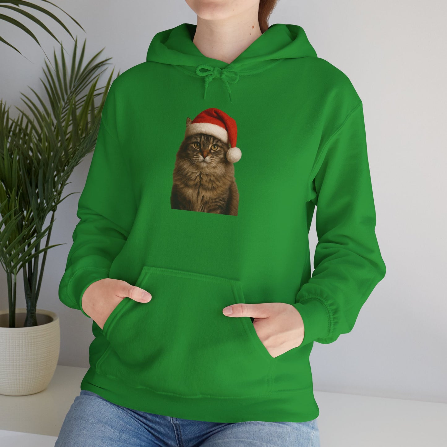 Santa Paws Cat Unisex Hoodie