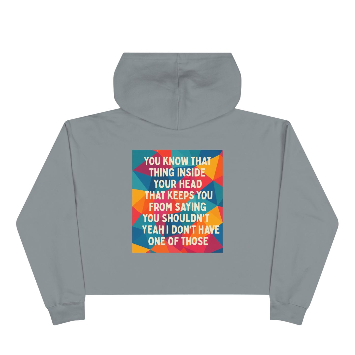 No Filter Women's Crop Hoodie