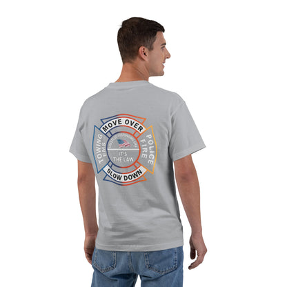 Let First Responders Live Men's Short-Sleeve Crewneck Tee