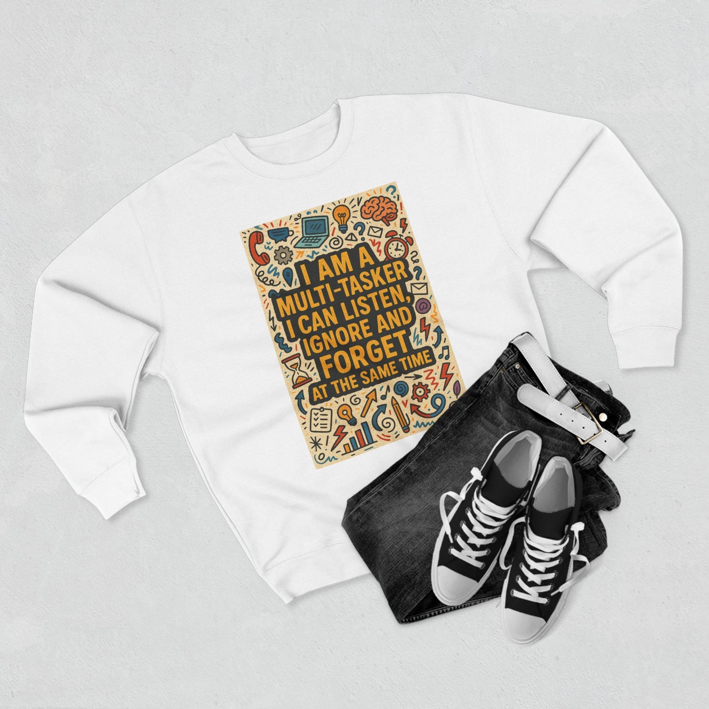 Multi-Tasker Unisex Crewneck Sweatshirt