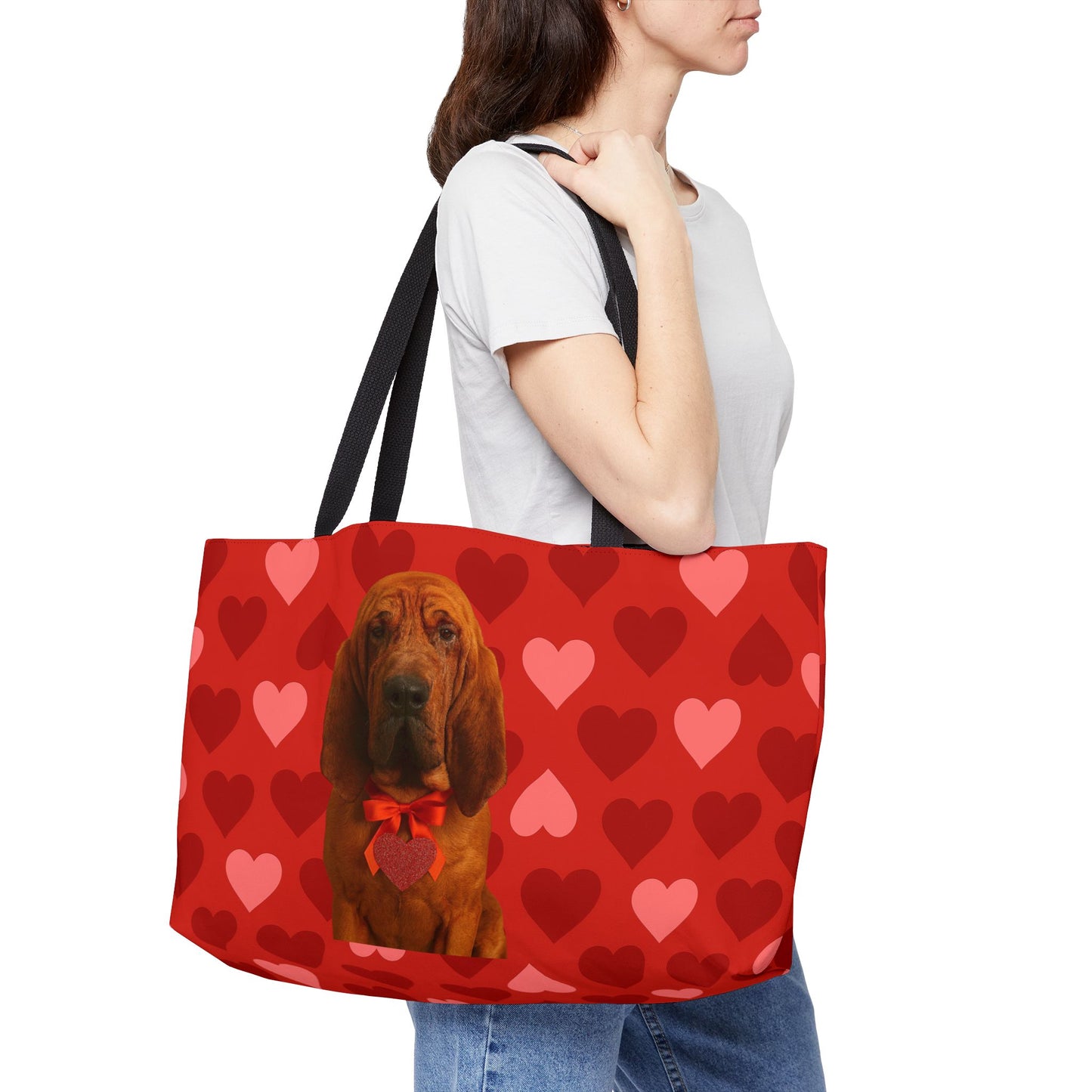 Cupid's Companion Bloodhound Weekender Tote Bag