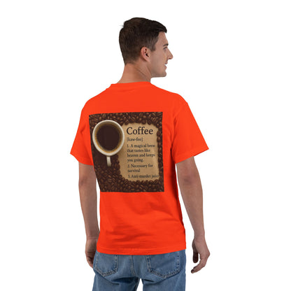 Coffee Definition Men's Short-Sleeve Crewneck Tee