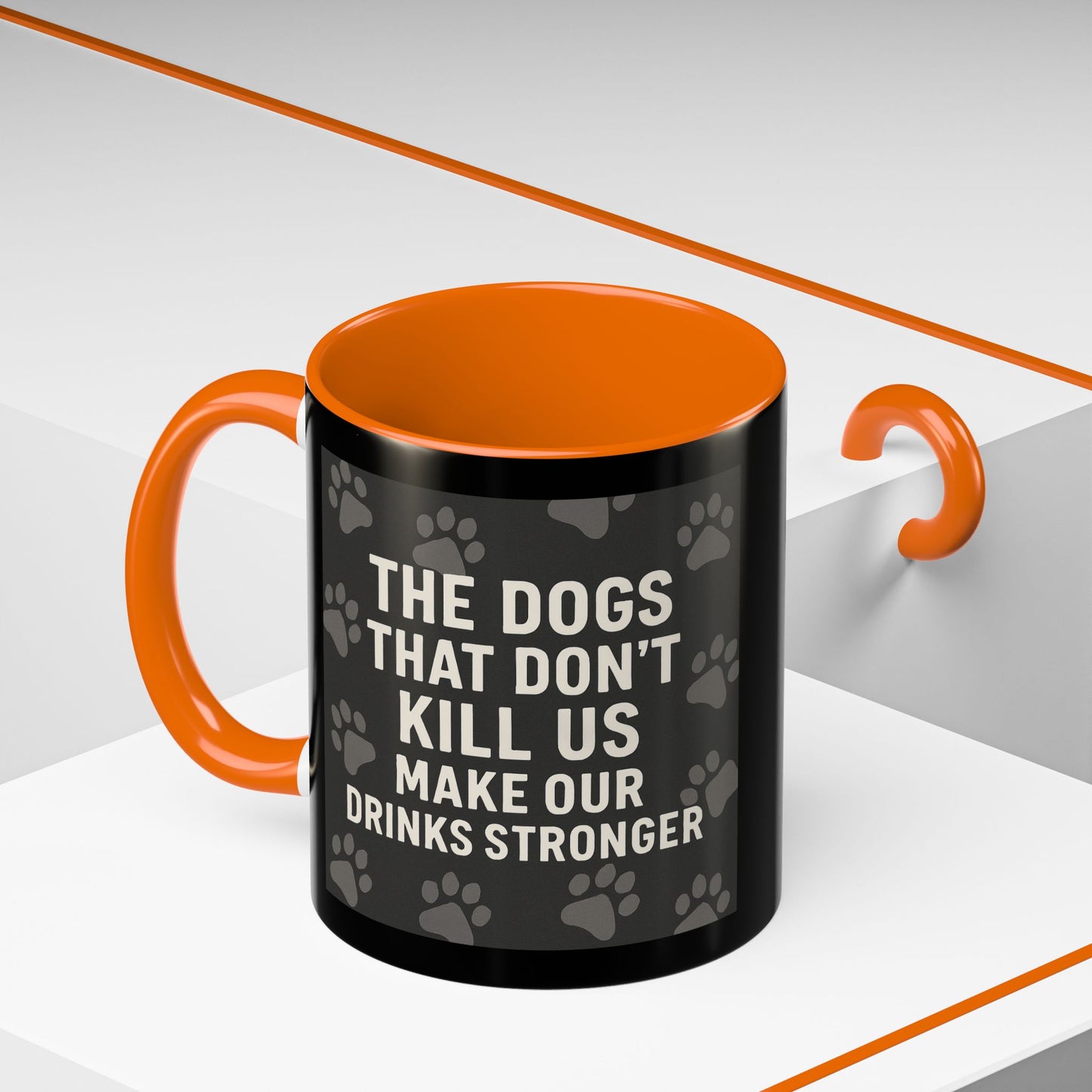 Drinks Stronger 2-Tone Coffee Mug