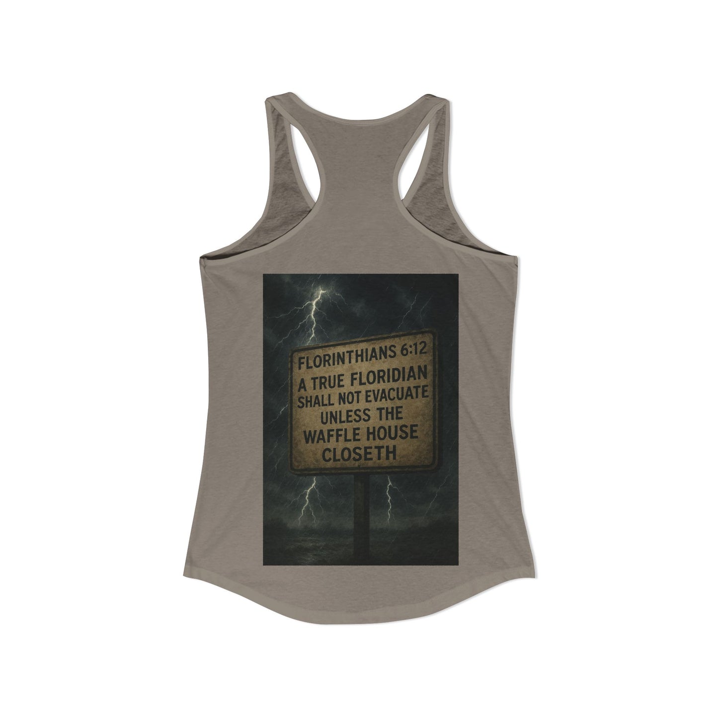 Florinthians 6:12 Women's Racerback Tank