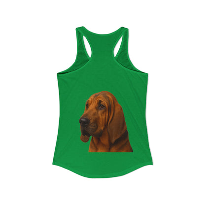 Bloodhound Head Women's Racerback Tank