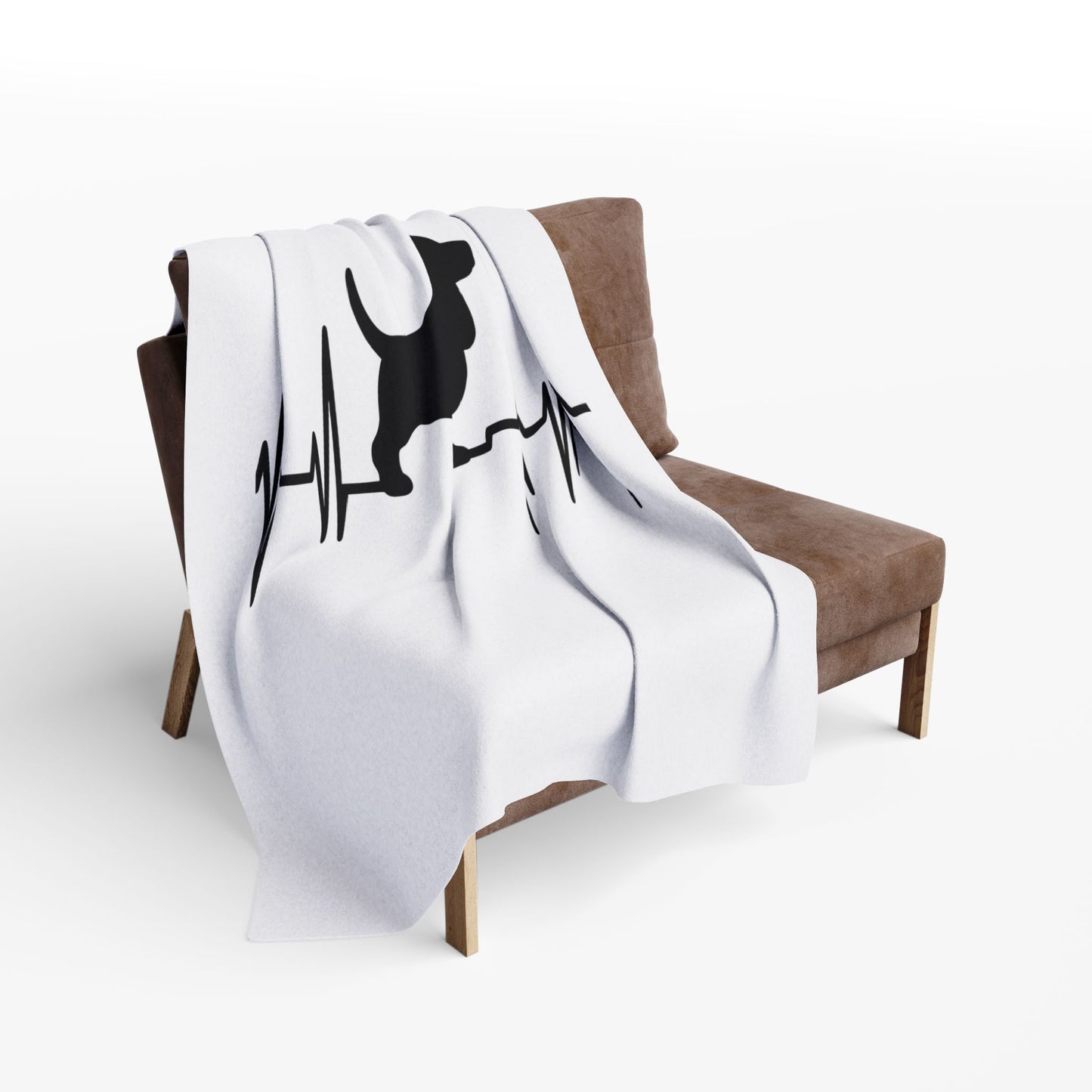 My Heart Beats For Bassets Arctic Fleece Blanket