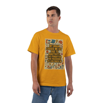 Logged Out Men's Short-Sleeve Crewneck Tee